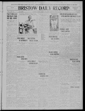 Bristow Daily Record (Bristow, Okla.), Vol. 2, No. 100, Ed. 1 Monday, August 20, 1923