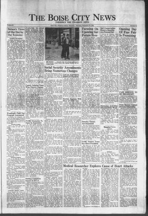 The Boise City News (Boise City, Okla.), Vol. 61, No. 14, Ed. 1 Thursday, September 18, 1958