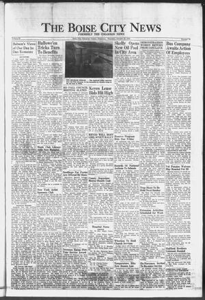 Primary view of object titled 'The Boise City News (Boise City, Okla.), Vol. 61, No. 19, Ed. 1 Thursday, October 23, 1958'.