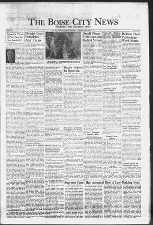 Primary view of object titled 'The Boise City News (Boise City, Okla.), Vol. 61, No. 26, Ed. 1 Thursday, December 11, 1958'.
