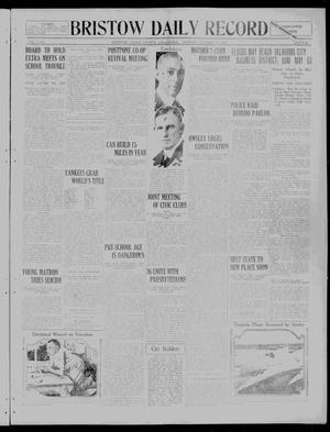 Bristow Daily Record (Bristow, Okla.), Vol. 2, No. 148, Ed. 1 Monday, October 15, 1923