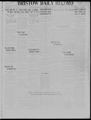 Bristow Daily Record (Bristow, Okla.), Vol. 2, No. 151, Ed. 1 Thursday, October 18, 1923