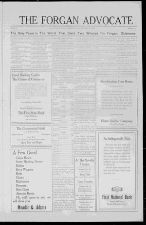 The Forgan Advocate (Forgan, Okla.), Vol. 2, No. 3, Ed. 1 Thursday, November 8, 1928