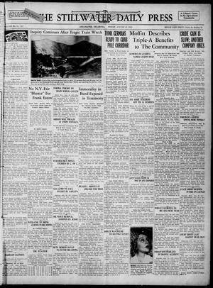 The Stillwater Daily Press (Stillwater, Okla.), Vol. 30, No. 197, Ed. 1 Friday, August 18, 1939