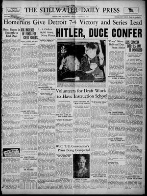 The Stillwater Daily Press (Stillwater, Okla.), Ed. 1 Friday, October 4, 1940