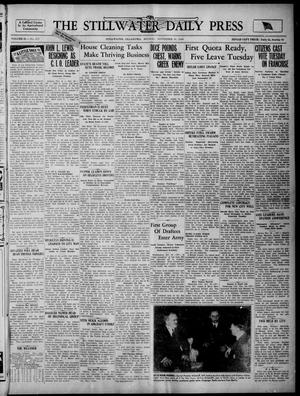 The Stillwater Daily Press (Stillwater, Okla.), Vol. 31, No. 277, Ed. 1 Monday, November 18, 1940