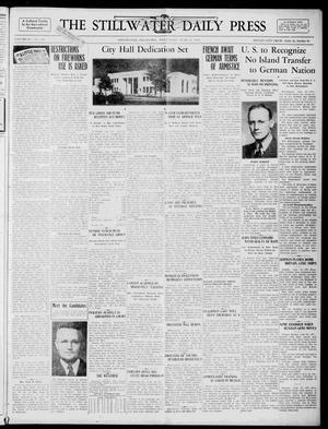 The Stillwater Daily Press (Stillwater, Okla.), Vol. 31, No. 148, Ed. 1 Wednesday, June 19, 1940