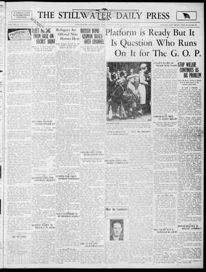 The Stillwater Daily Press (Stillwater, Okla.), Vol. 31, No. 154, Ed. 1 Wednesday, June 26, 1940