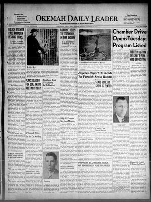 Okemah Daily Leader (Okemah, Okla.), Vol. 21, No. 2, Ed. 1 Thursday, November 20, 1947