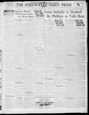 The Stillwater Daily Press (Stillwater, Okla.), Vol. 31, No. 188, Ed. 1 Tuesday, August 6, 1940
