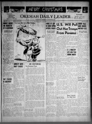 Okemah Daily Leader (Okemah, Okla.), Vol. 21, No. 25, Ed. 1 Wednesday, December 24, 1947