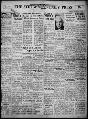 The Stillwater Daily Press (Stillwater, Okla.), Vol. 31, No. 210, Ed. 1 Sunday, September 1, 1940