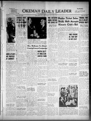 Okemah Daily Leader (Okemah, Okla.), Vol. 21, No. 101, Ed. 1 Friday, April 9, 1948