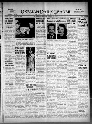 Okemah Daily Leader (Okemah, Okla.), Vol. 21, No. 124, Ed. 1 Wednesday, May 12, 1948