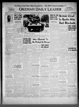 Okemah Daily Leader (Okemah, Okla.), Vol. 21, No. 157, Ed. 1 Tuesday, June 29, 1948