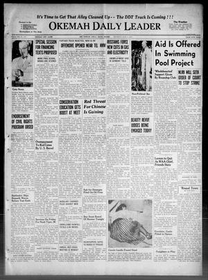 Okemah Daily Leader (Okemah, Okla.), Vol. 21, No. 163, Ed. 1 Thursday, July 8, 1948