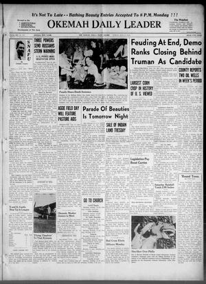 Okemah Daily Leader (Okemah, Okla.), Vol. 21, No. 165, Ed. 1 Sunday, July 11, 1948