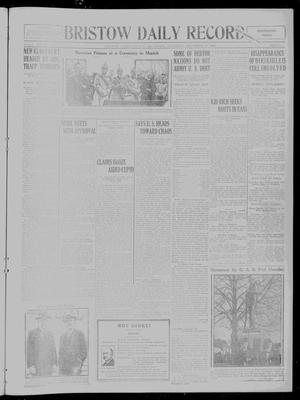 Primary view of object titled 'Bristow Daily Record (Bristow, Okla.), Vol. 2, No. 211, Ed. 1 Saturday, December 29, 1923'.