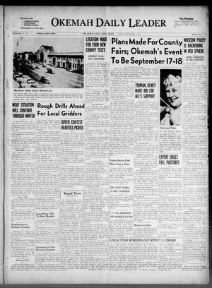 Okemah Daily Leader (Okemah, Okla.), Vol. 21, No. 205, Ed. 1 Sunday, September 5, 1948