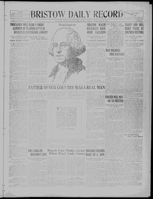 Bristow Daily Record (Bristow, Okla.), Vol. 2, No. 257, Ed. 1 Friday, February 22, 1924
