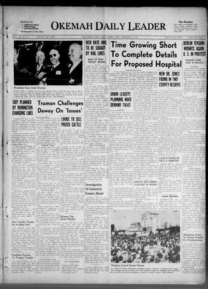 Okemah Daily Leader (Okemah, Okla.), Vol. 21, No. 219, Ed. 1 Friday, September 24, 1948