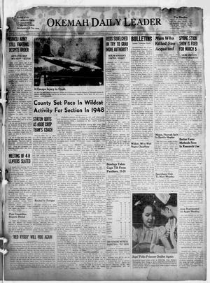 Okemah Daily Leader (Okemah, Okla.), Vol. 22, No. 10, Ed. 1 Thursday, December 9, 1948
