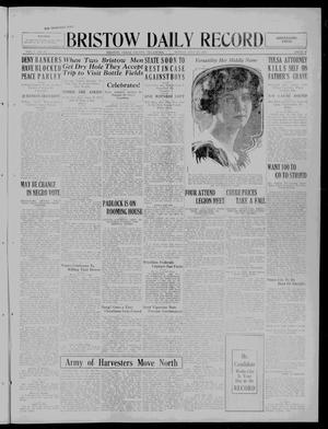 Bristow Daily Record (Bristow, Okla.), Vol. 3, No. 81, Ed. 1 Monday, July 28, 1924