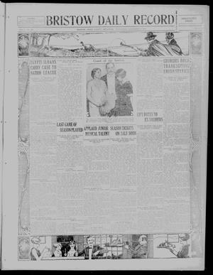 Primary view of object titled 'Bristow Daily Record (Bristow, Okla.), Vol. 3, No. 186, Ed. 1 Wednesday, November 26, 1924'.