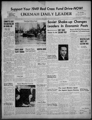 Okemah Daily Leader (Okemah, Okla.), Vol. 22, No. 77, Ed. 1 Tuesday, March 15, 1949