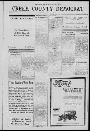Creek County Democrat (Shamrock, Okla.), Vol. 10, No. 25, Ed. 1 Friday, June 13, 1924