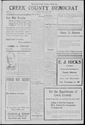 Creek County Democrat (Shamrock, Okla.), Vol. 10, No. 32, Ed. 1 Friday, August 1, 1924