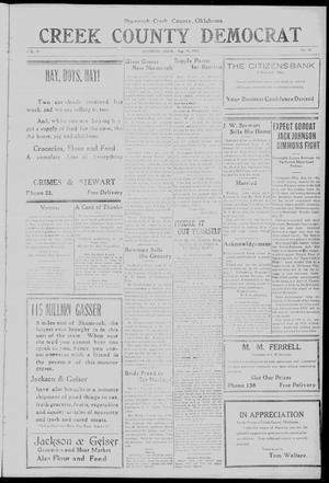 Creek County Democrat (Shamrock, Okla.), Vol. 10, No. 34, Ed. 1 Friday, August 15, 1924