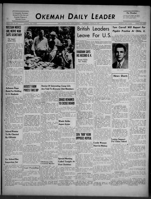 Okemah Daily Leader (Okemah, Okla.), Vol. 22, No. 200, Ed. 1 Wednesday, August 31, 1949