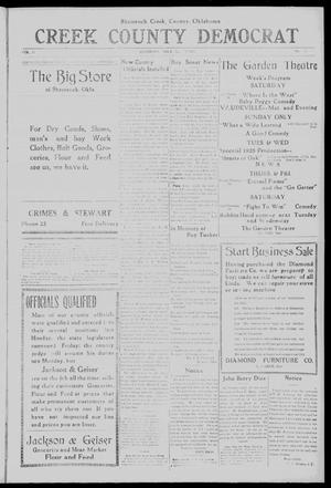 Creek County Democrat (Shamrock, Okla.), Vol. 11, No. 3, Ed. 1 Friday, January 9, 1925