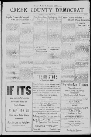 Creek County Democrat (Shamrock, Okla.), Vol. 11, No. 22, Ed. 1 Friday, May 15, 1925