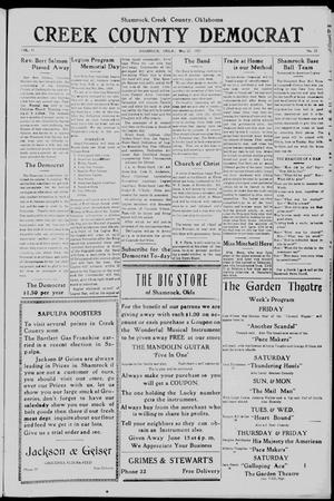 Creek County Democrat (Shamrock, Okla.), Vol. 11, No. 23, Ed. 1 Friday, May 22, 1925