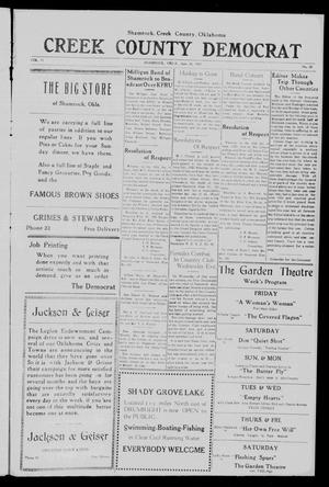 Creek County Democrat (Shamrock, Okla.), Vol. 11, No. 28, Ed. 1 Friday, June 26, 1925