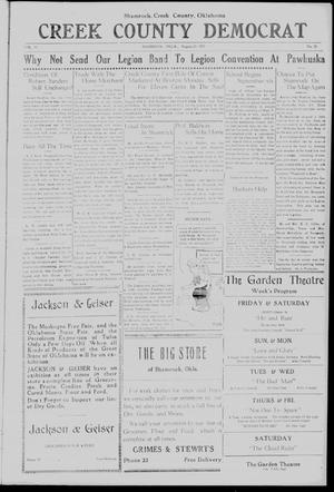 Creek County Democrat (Shamrock, Okla.), Vol. 11, No. 36, Ed. 1 Friday, August 21, 1925