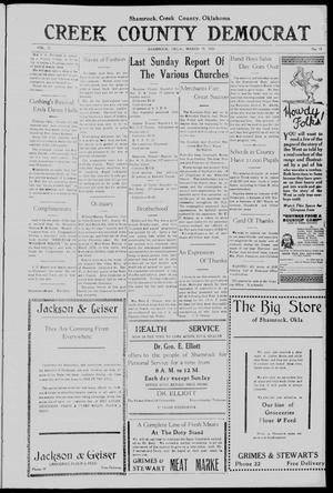 Creek County Democrat (Shamrock, Okla.), Vol. 12, No. 15, Ed. 1 Friday, March 19, 1926
