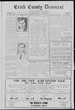 Creek County Democrat (Shamrock, Okla.), Vol. 12, No. 36, Ed. 1 Friday, August 13, 1926