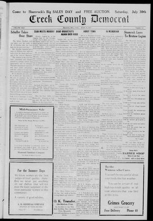 Creek County Democrat (Shamrock, Okla.), Vol. 13, No. 34, Ed. 1 Friday, July 29, 1927