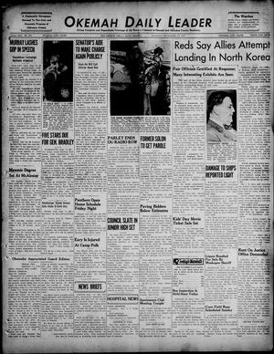Okemah Daily Leader (Okemah, Okla.), Vol. 25, No. 209, Ed. 1 Thursday, September 14, 1950
