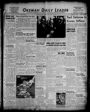 Okemah Daily Leader (Okemah, Okla.), No. 242, Ed. 1 Tuesday, October 31, 1950
