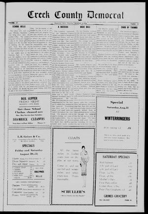 Creek County Democrat (Shamrock, Okla.), Vol. 15, No. 28, Ed. 1 Thursday, August 29, 1929