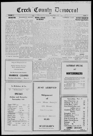 Creek County Democrat (Shamrock, Okla.), Vol. 15, No. 48, Ed. 1 Thursday, November 7, 1929
