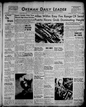 Okemah Daily Leader (Okemah, Okla.), Vol. 26, No. 54, Ed. 1 Thursday, February 8, 1951