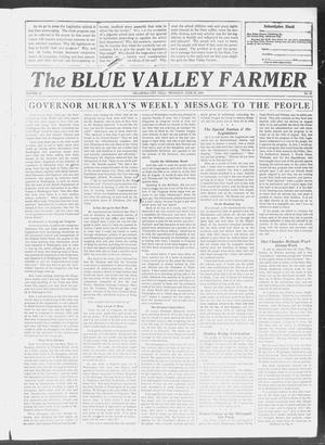 Primary view of object titled 'The Blue Valley Farmer (Oklahoma City, Okla.), Vol. 33, No. 46, Ed. 1 Thursday, June 29, 1933'.