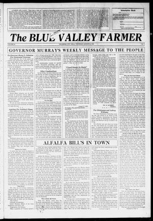 The Blue Valley Farmer (Oklahoma City, Okla.), Vol. 34, No. 2, Ed. 1 Thursday, August 24, 1933