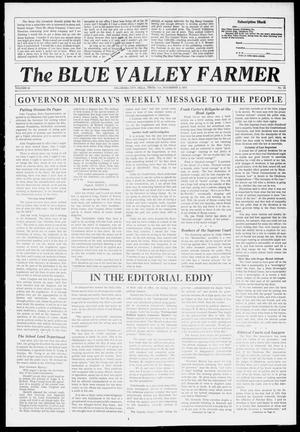 Primary view of object titled 'The Blue Valley Farmer (Oklahoma City, Okla.), Vol. 34, No. 12, Ed. 1 Thursday, November 2, 1933'.