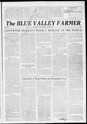 The Blue Valley Farmer (Oklahoma City, Okla.), Vol. 34, No. 17, Ed. 1 Thursday, December 7, 1933